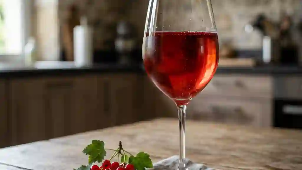 Vin de groseilles rubis et acidulé - Photo de présentation