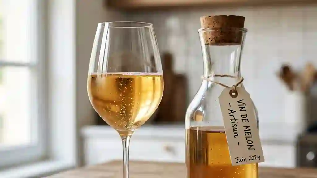 Vin de melon doré aux notes miellées - Photo de présentation