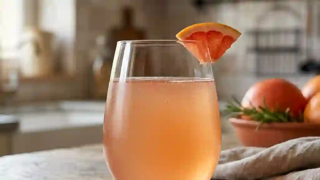 Vin de pamplemousse artisanal et parfumé - Photo de présentation