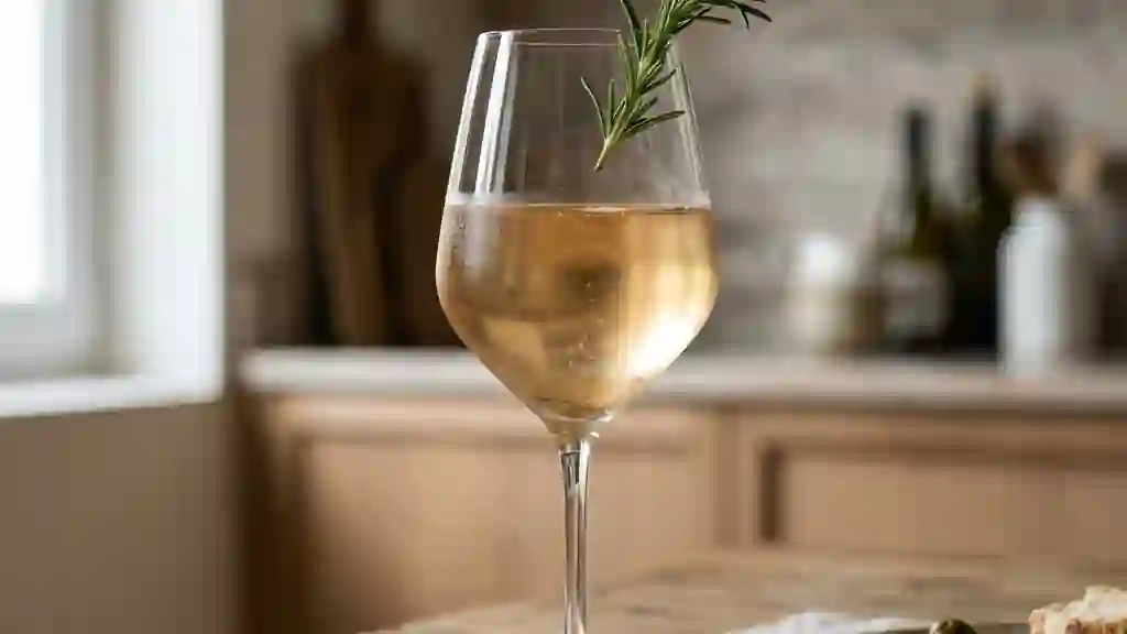 Vin Blanc Infusé au Romarin Sauvage - Photo de présentation