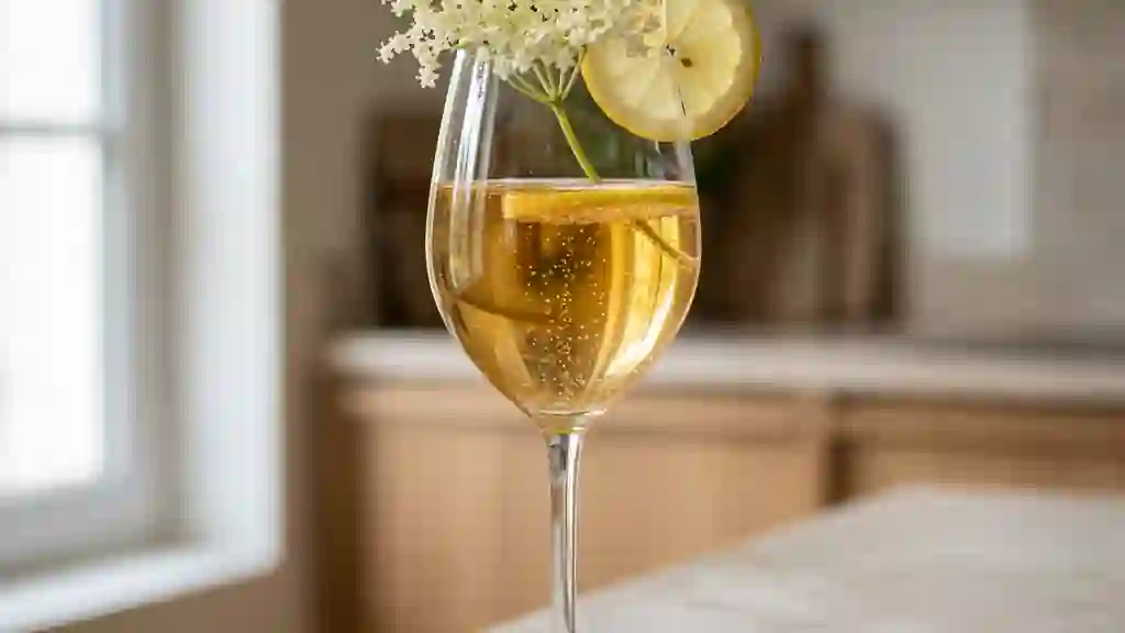 Vin de sureau floral et vivifiant - Photo de présentation