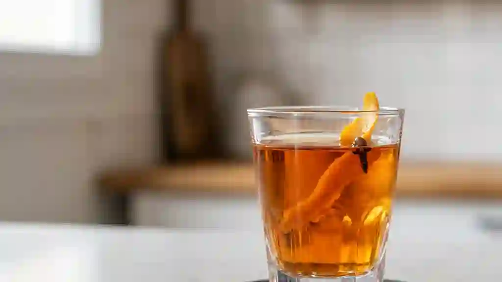 Vin d'orange amer aux épices douces - Photo de présentation