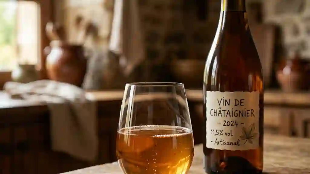 Vin de Feuilles de Châtaignier Boisé - Photo de présentation