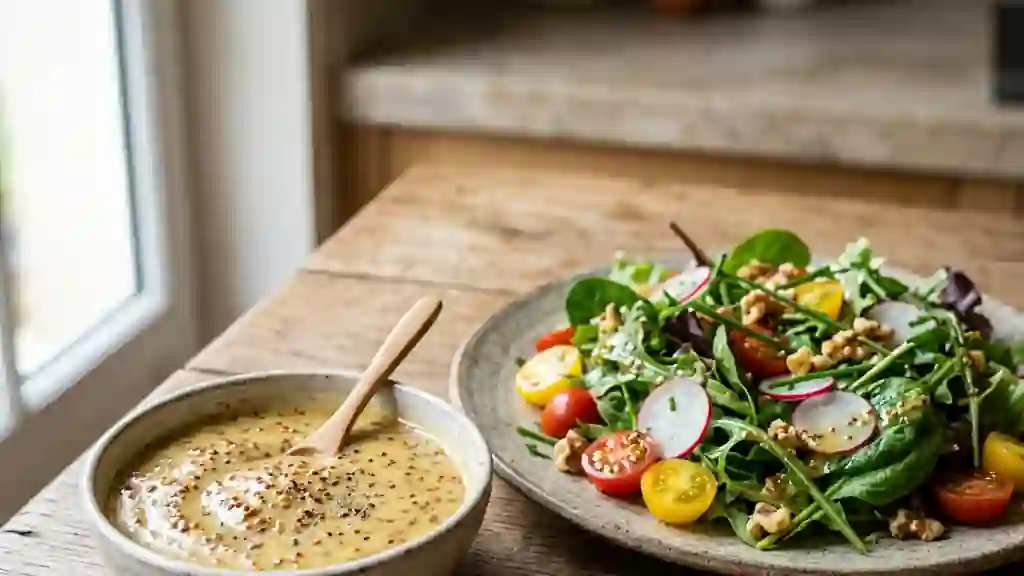 Vinaigrette à l'Ancienne Relevée et Crémeuse - Photo de présentation