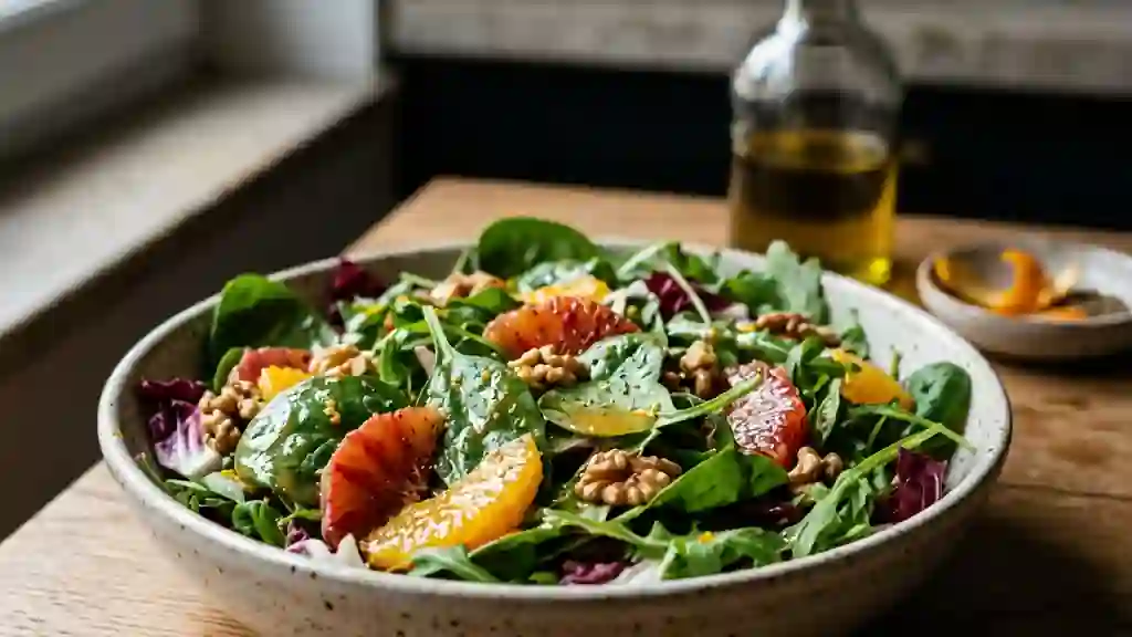 Vinaigrette à l'orange veloutée et acidulée - Photo de présentation
