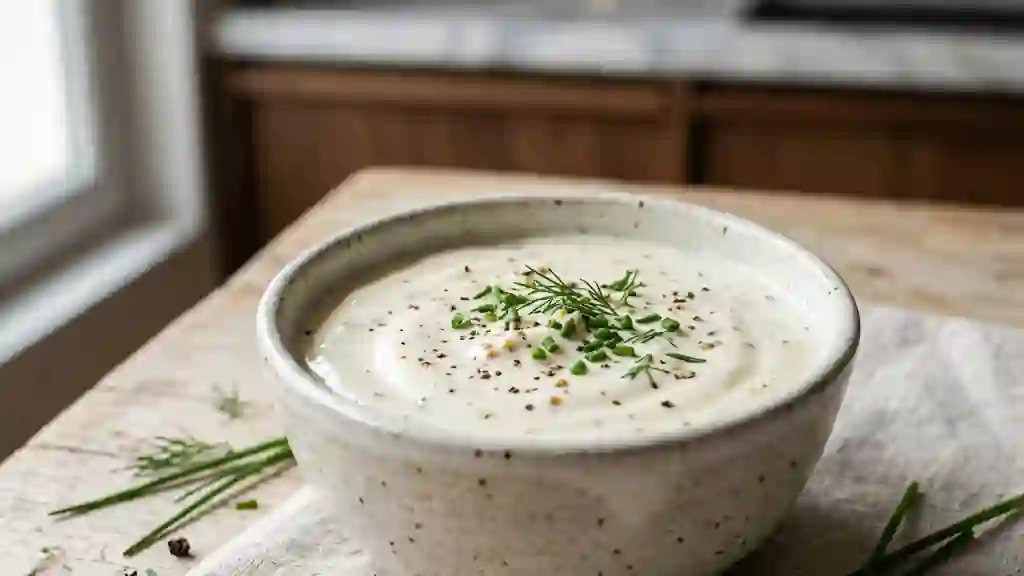 Vinaigrette au Yaourt Crémeuse et Légère - Photo de présentation