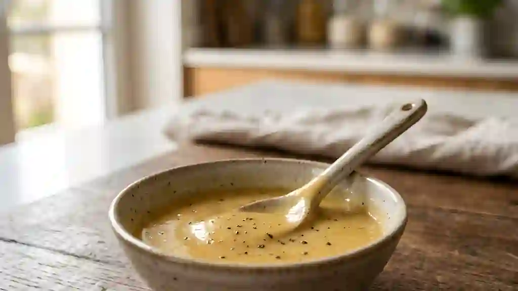Vinaigrette onctueuse miel et cidre - Photo de présentation