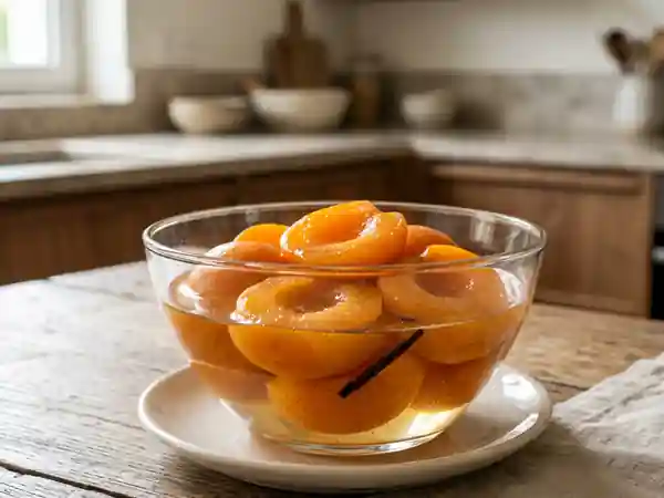 Abricots Fondants au Sirop de Vanille - Photo de présentation