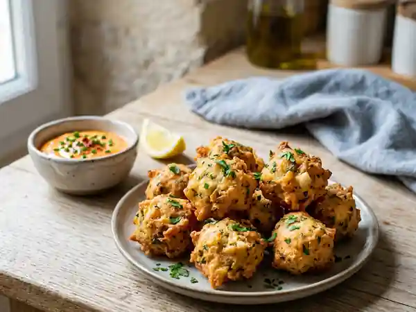 Accras de morue à la portugaise : recette traditionnelle et savoureuse - Photo de présentation