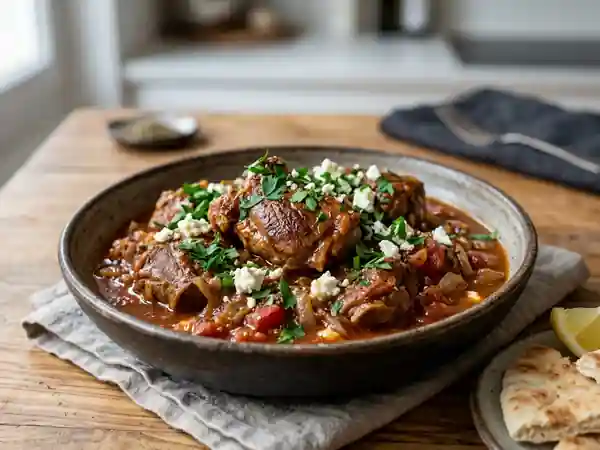 Agneau à la grecque fondant et parfumé - Photo de présentation