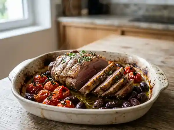 Agneau à la grecque : recette traditionnelle savoureuse et facile - Photo de présentation