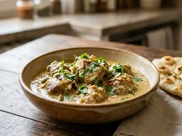 Korma d'agneau fondant au lait de coco - Photo de présentation