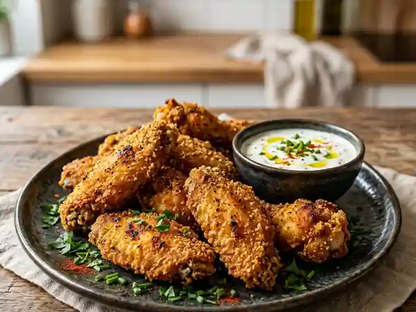 Ailerons de poulet croustillants au paprika - Photo de présentation