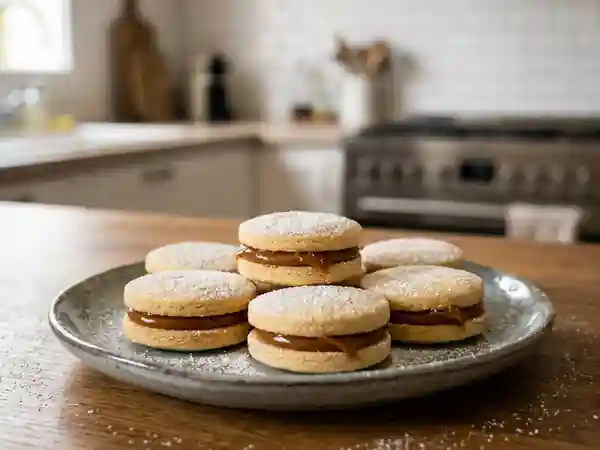 Alfajores Fondants à la Confiture de Lait - Photo de présentation