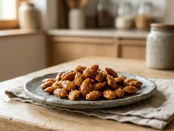 Amandes caramélisées maison : recette facile et gourmande - Photo de présentation