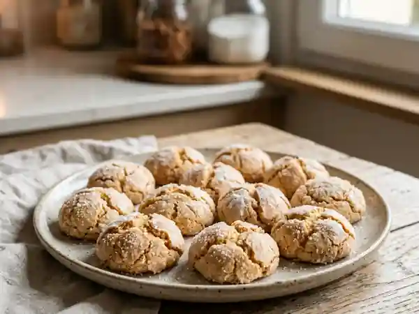 Amaretti fondants et craquants à l'amande - Photo de présentation