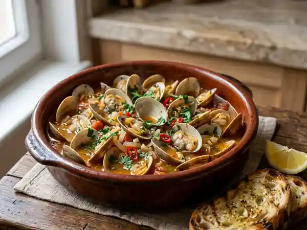 Ameijoada portugaise : recette traditionnelle de palourdes savoureuses - Photo de présentation