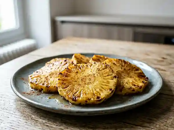 Ananas Rôti au Four Sans Sucre Ajouté : Dessert Naturel et Savoureux - Photo de présentation