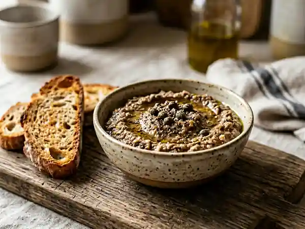 Anchoïade Camarguaise Authentique : Tartinade Provençale aux Anchois - Photo de présentation