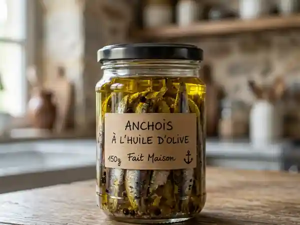 Anchois en conserve à l'huile d'olive : recette maison facile et savoureuse - Photo de présentation