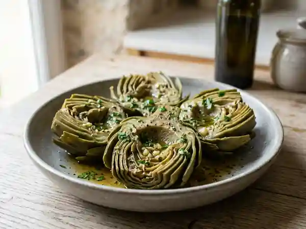 Artichauts à la Romaine : Recette Traditionnelle Savoureuse - Photo de présentation