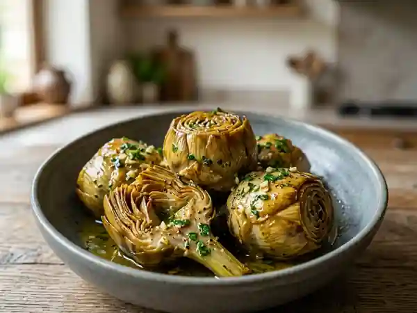 Cœurs d'Artichauts Fondants au Citron - Photo de présentation