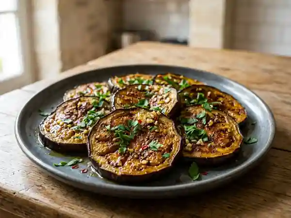 Aubergines Épicées Fondantes et Grillées - Photo de présentation