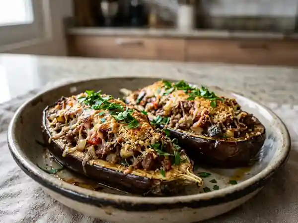 Aubergines à la bonifacienne, cœur fondant - Photo de présentation