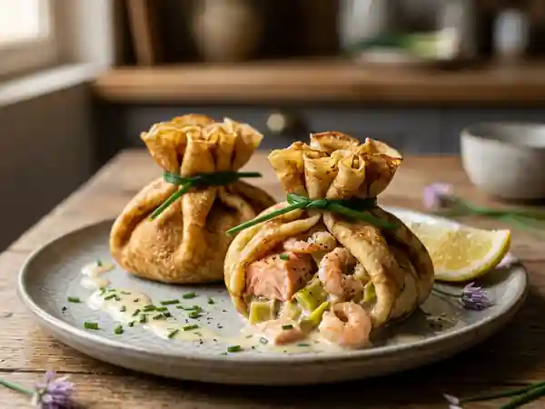 Aumônières de la mer gourmandes aux saveurs iodées - Photo de présentation