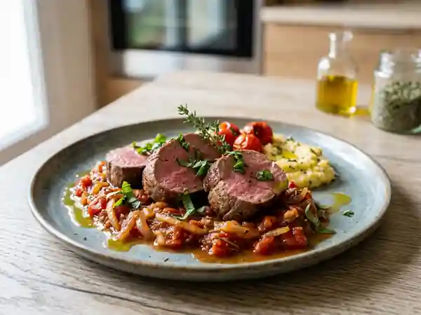 Autruche à la Provençale : Recette Savoureuse et Authentique - Photo de présentation