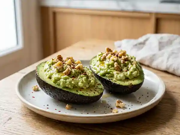Avocat sucré-salé gourmand : recette facile et rapide - Photo de présentation