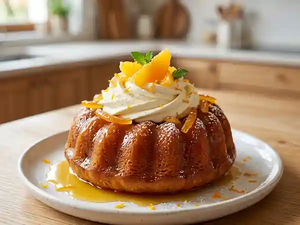 Baba au Rhum à l'Orange : Dessert Moelleux et Parfumé - Photo de présentation