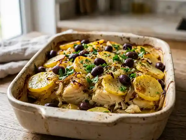 Bacalhau à la portugaise : recette traditionnelle savoureuse - Photo de présentation
