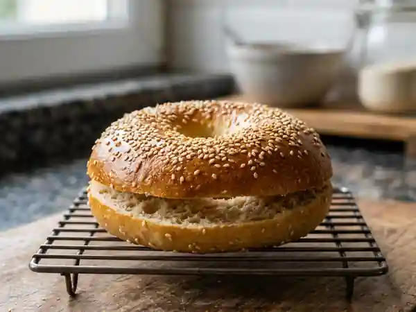Bagels moelleux au sésame - Photo de présentation