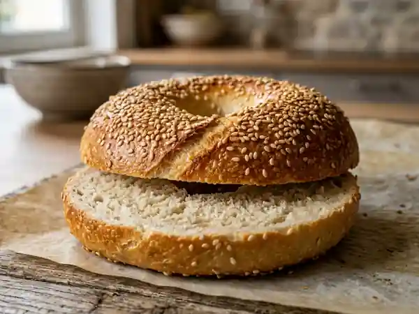 Bagels Moelleux et Dorés au Sésame - Photo de présentation
