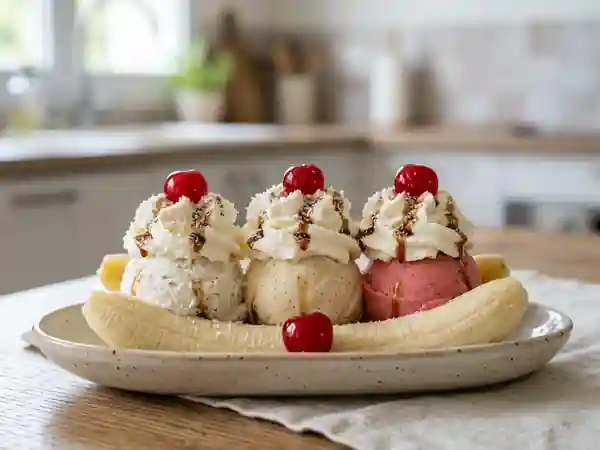 Banana Split Tahitien Coco et Goyave Fraîche - Photo de présentation