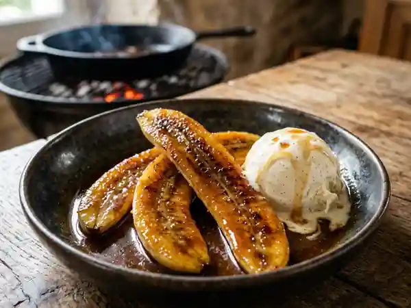 Bananes Fondantes et Flambées au Barbecue - Photo de présentation