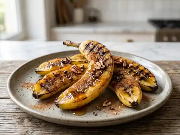 Bananes grillées au barbecue : dessert gourmand et facile - Photo de présentation