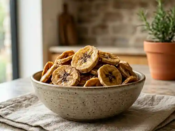 Chips de bananes fondantes et intensément fruitées - Photo de présentation