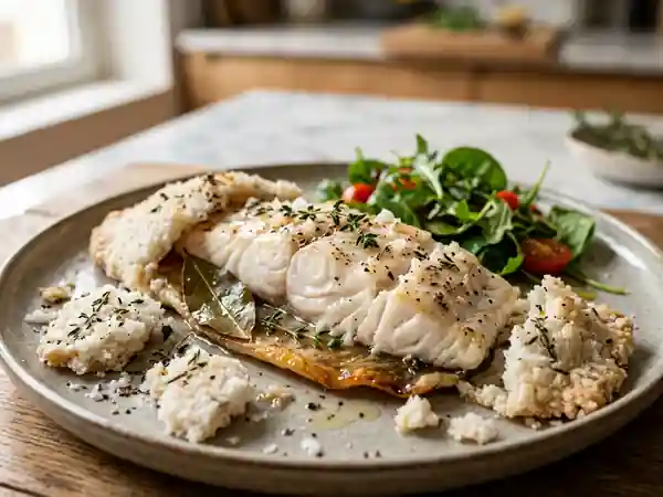 Bar en Croûte de Sel : Recette Facile et Savoureuse pour 1 Personne - Photo de présentation