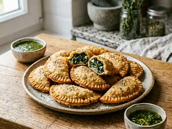 Barbajuans croustillants aux blettes et chèvre - Photo de présentation