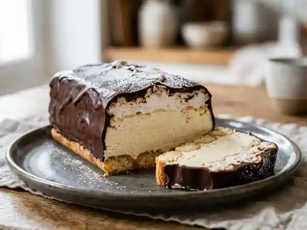 Barquette glacée vanille et meringue craquante - Photo de présentation