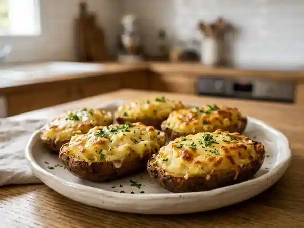 Barquettes de patates au fromage gratinées - Photo de présentation