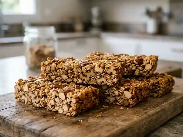 Barres Granola Maison Noix et Miel – Énergie Naturelle d'Été - Photo de présentation