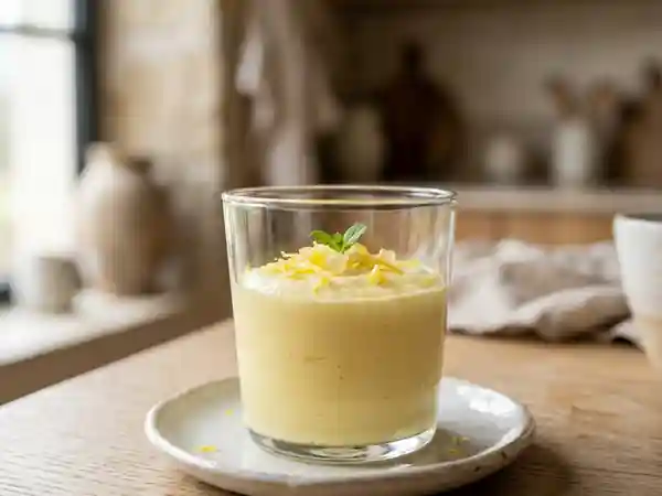 Bavarois au Citron Fondant et Nuageux - Photo de présentation