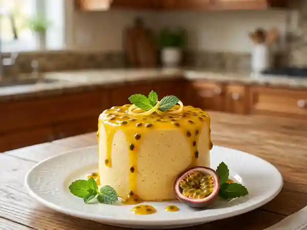 Bavarois Exotique Passion et Nuage de Crème - Photo de présentation
