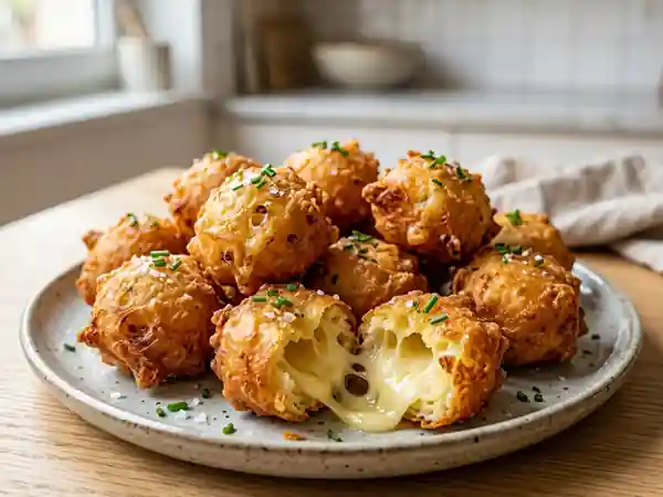 Beignets au fromage crousti-fondants - Photo de présentation