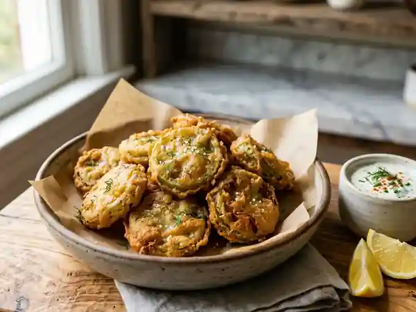 Beignets de tomates vertes ultra-croustillants - Photo de présentation