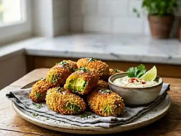 Beignets d'Avocat au Paprika Croustillants - Photo de présentation