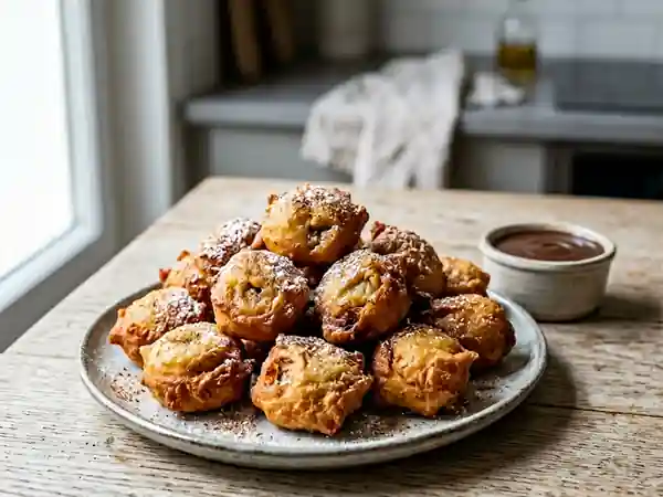Beignets de bananes fondants et épicés - Photo de présentation